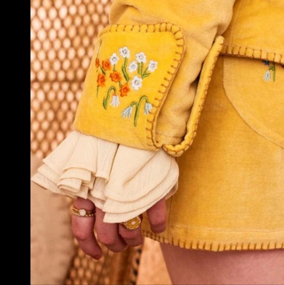 The Hippie Shake Hollywood Gold Jacket - NEW - Picture 6 of 17